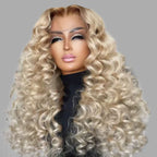 Lace wig cabelo humano cacheado